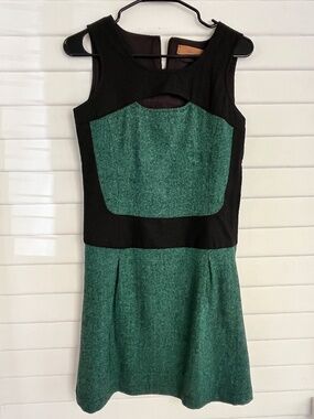 Skunkfunk Green tweed dress